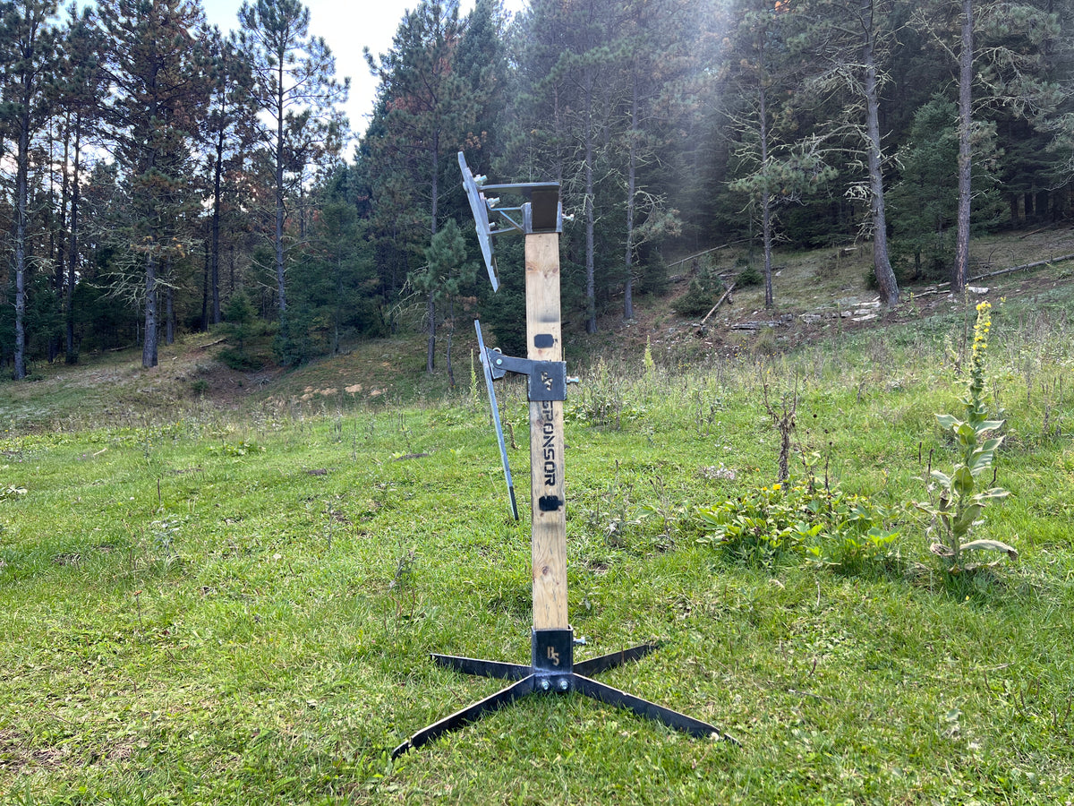 Range Stand – Four-Target AR500 Package with Quick-Release & Three-Way Hanger