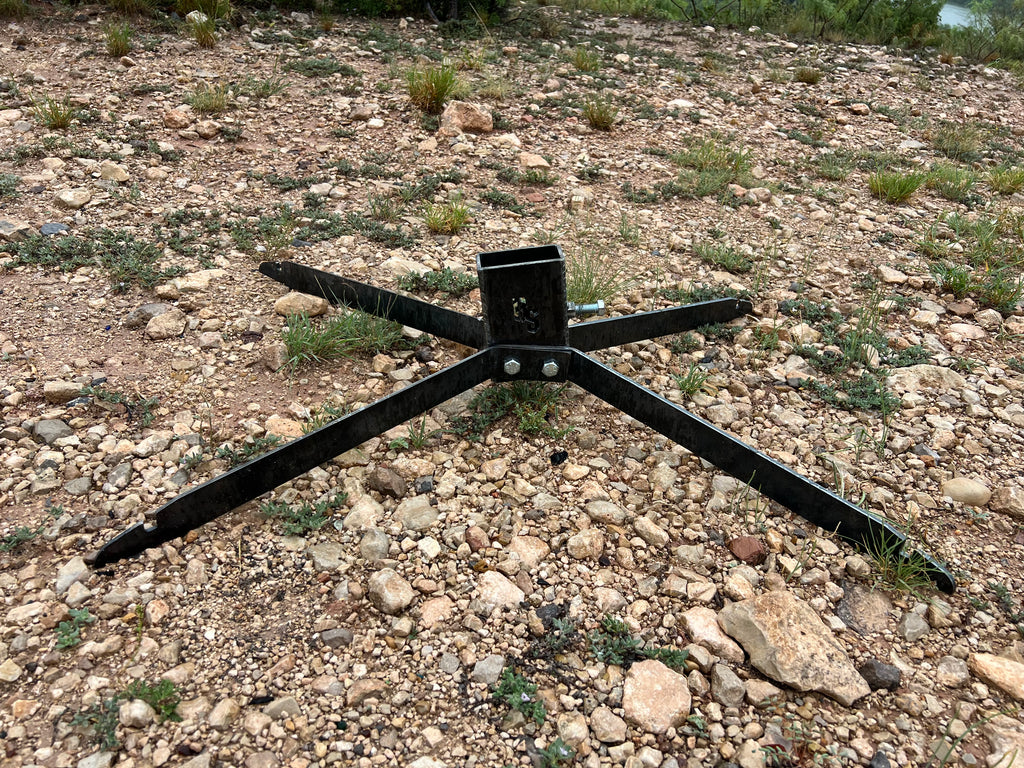 Range Stand and AR500 12x20 Silhouette Target