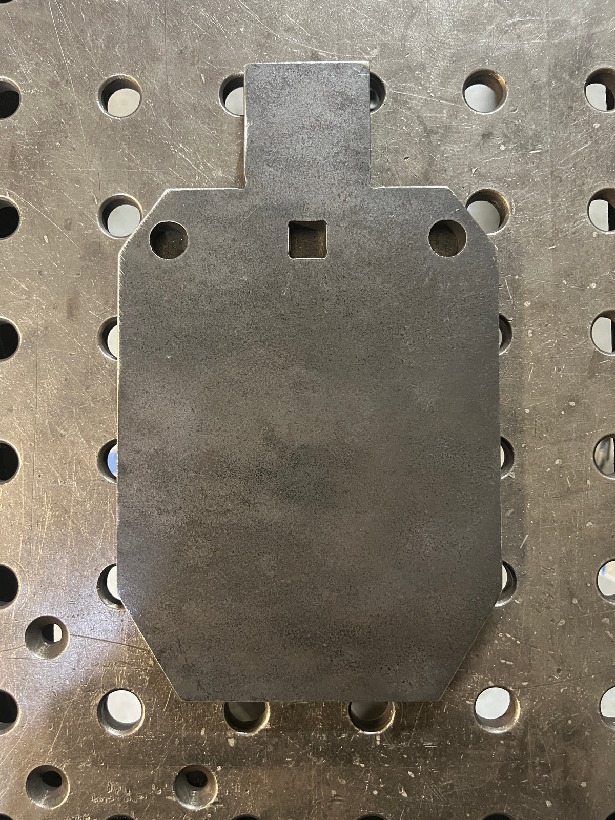 6×10 AR500 Silhouette Alpha Zone Target – 3/8″ Thick Heavy‑Duty Steel Shooting Plate