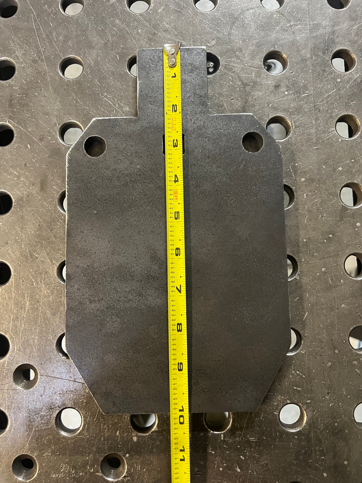 6×10 AR500 Silhouette Alpha Zone Target – 3/8″ Thick Heavy‑Duty Steel Shooting Plate