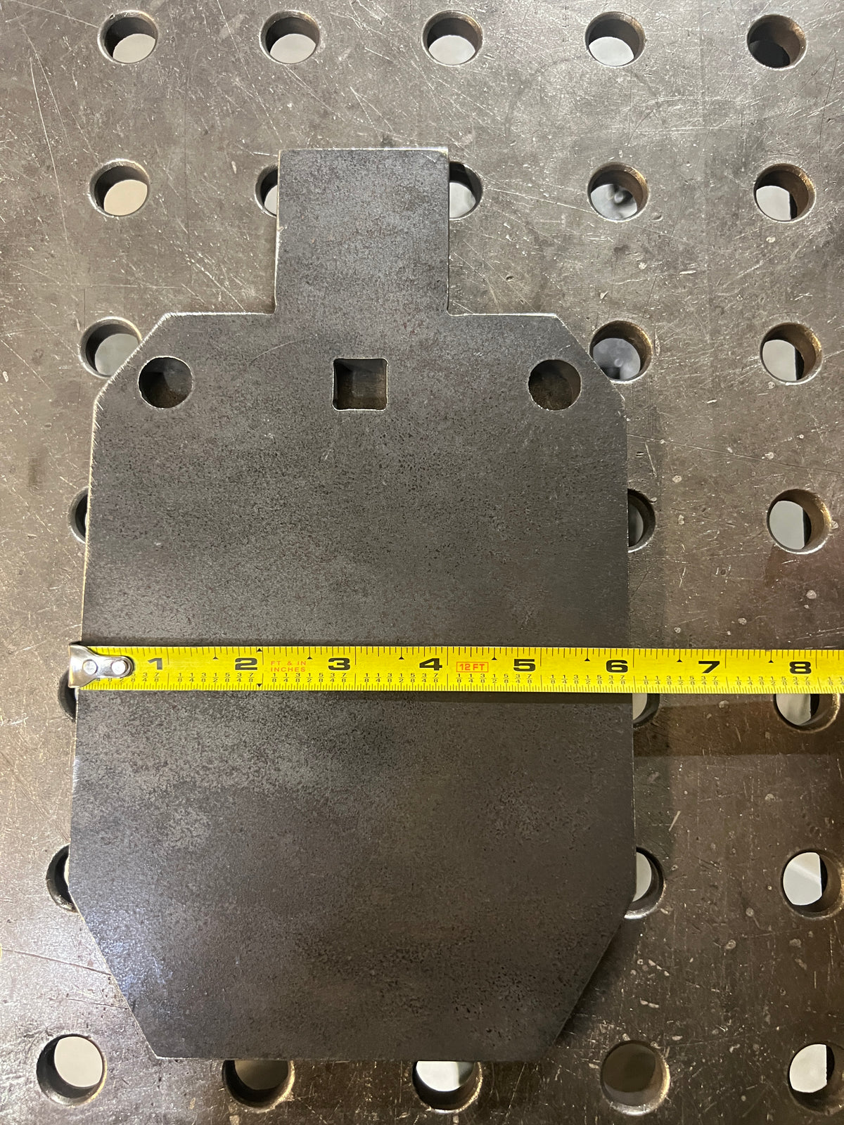 6×10 AR500 Silhouette Alpha Zone Target – 3/8″ Thick Heavy‑Duty Steel Shooting Plate