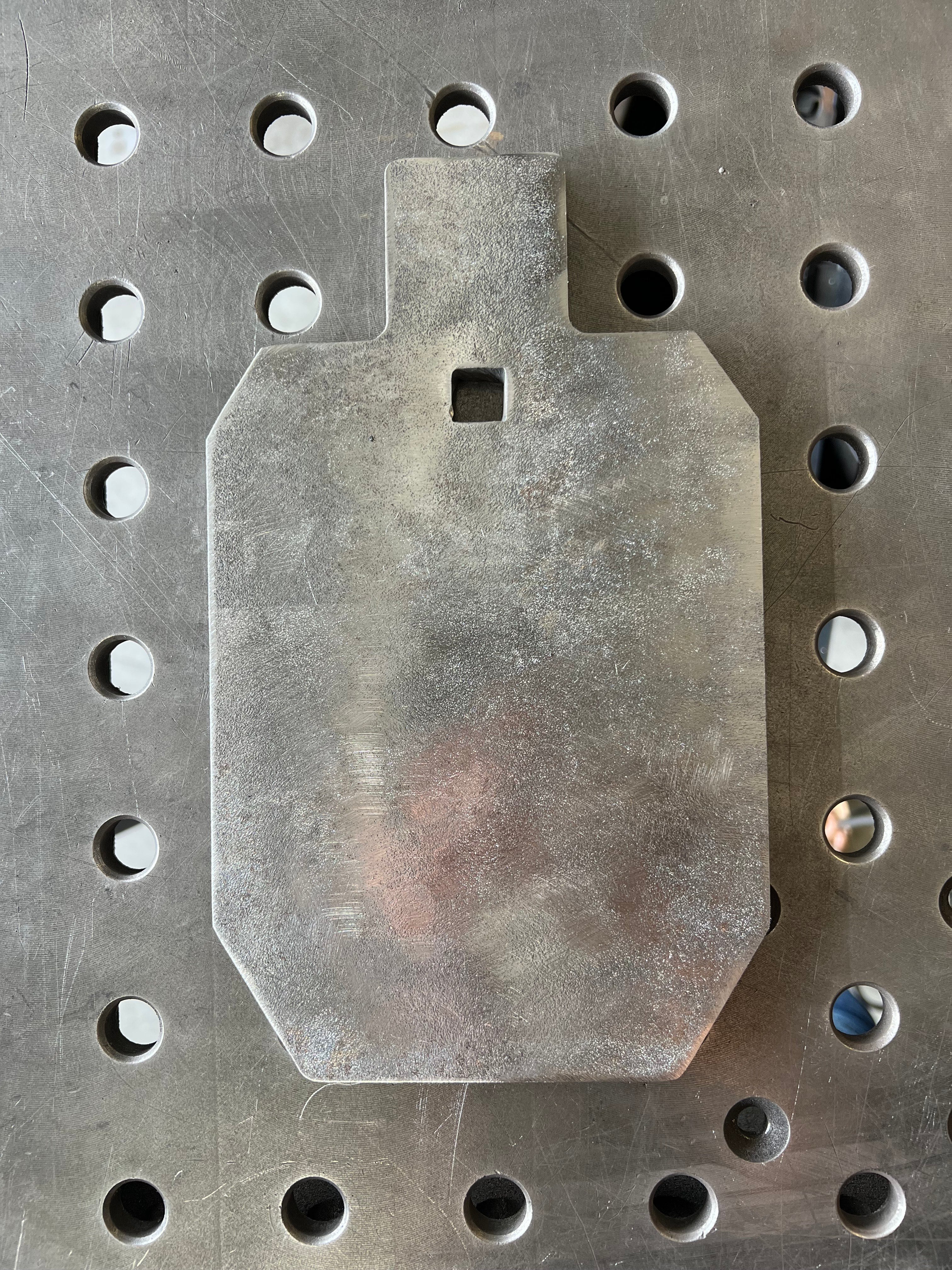 6x10 3/8" AR500 Alpha Zone Steel Target