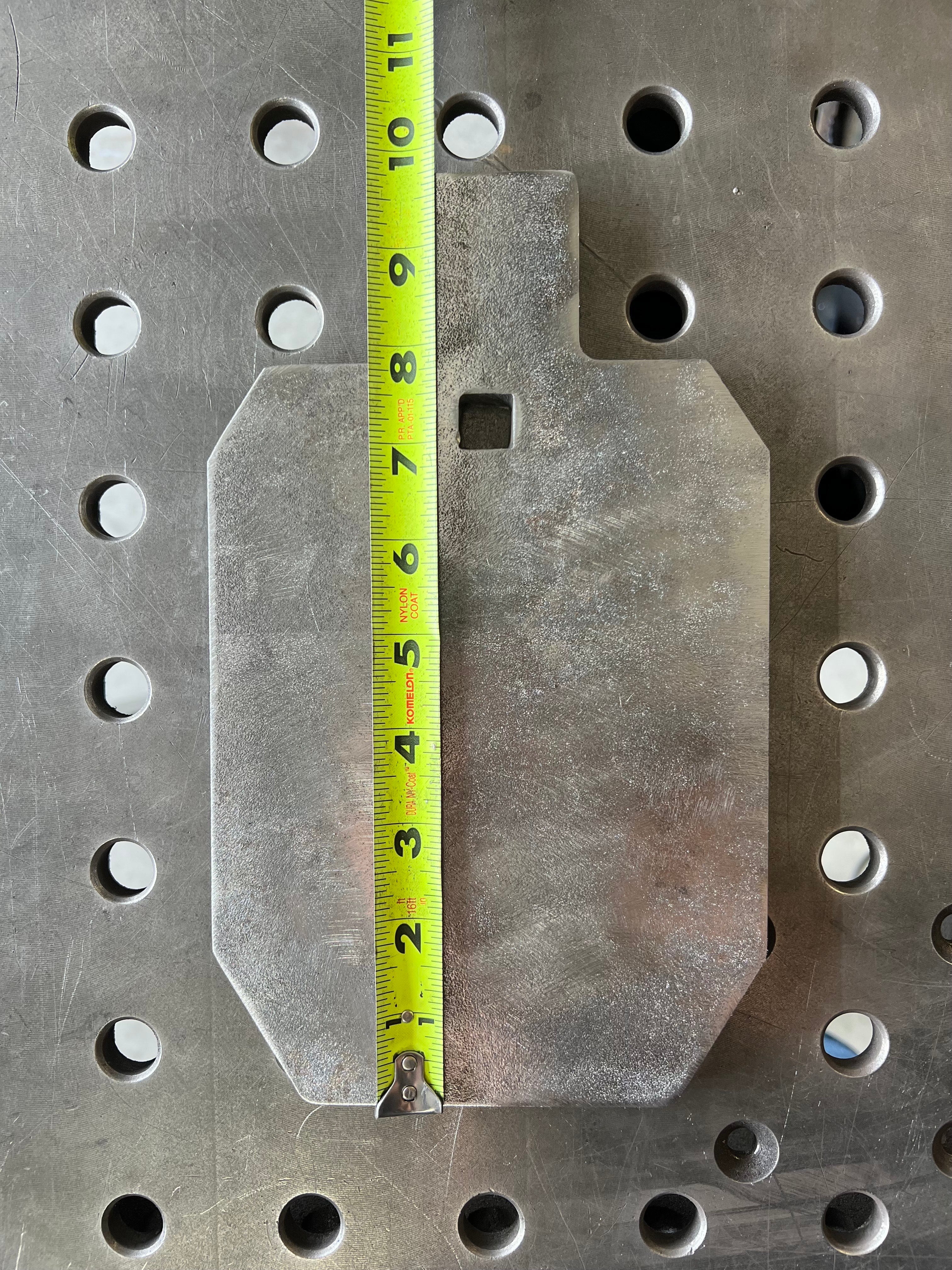 6x10 3/8" AR500 Alpha Zone Steel Target
