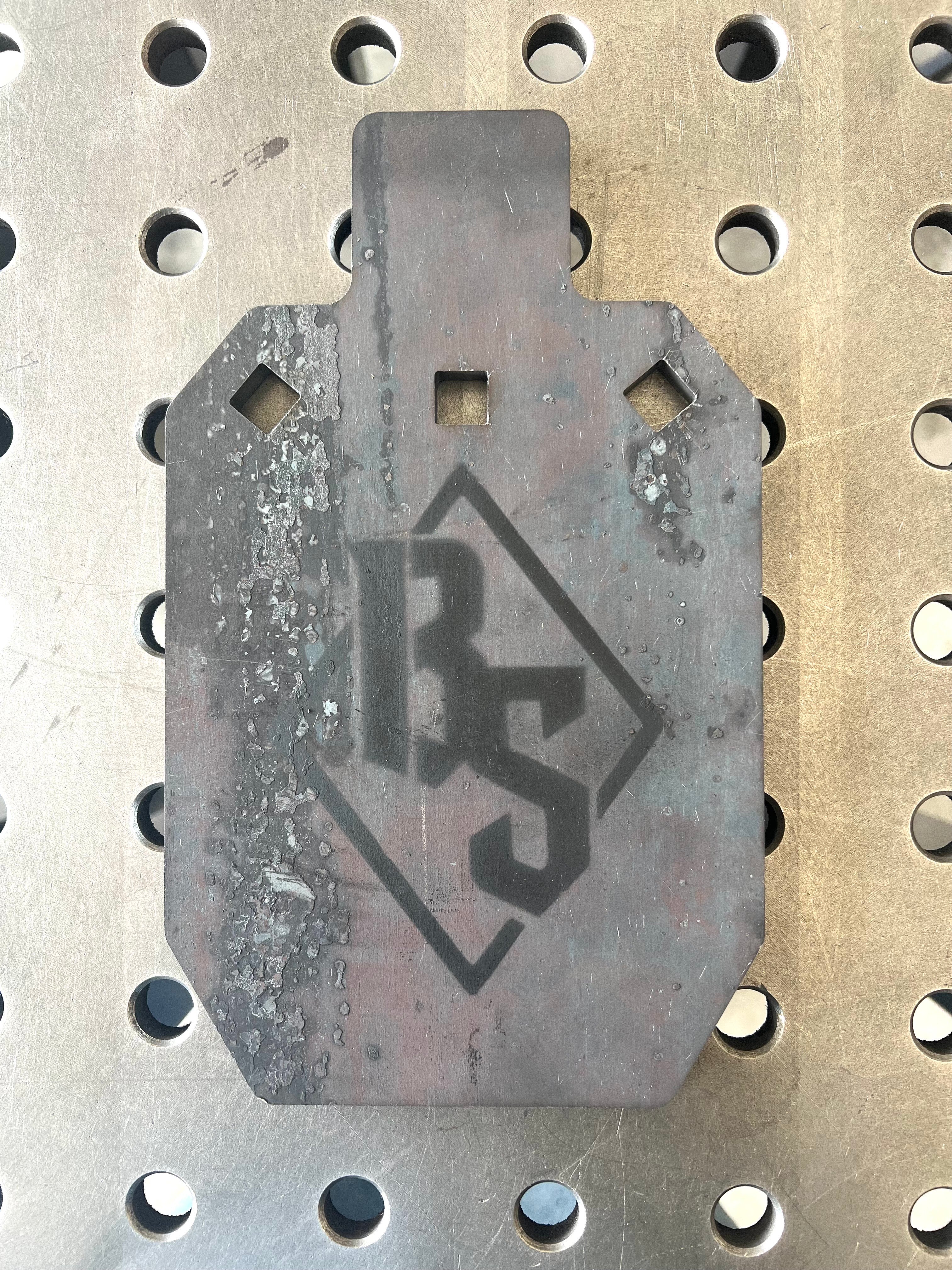 6x10 3/8" AR500 Alpha Zone Steel Target