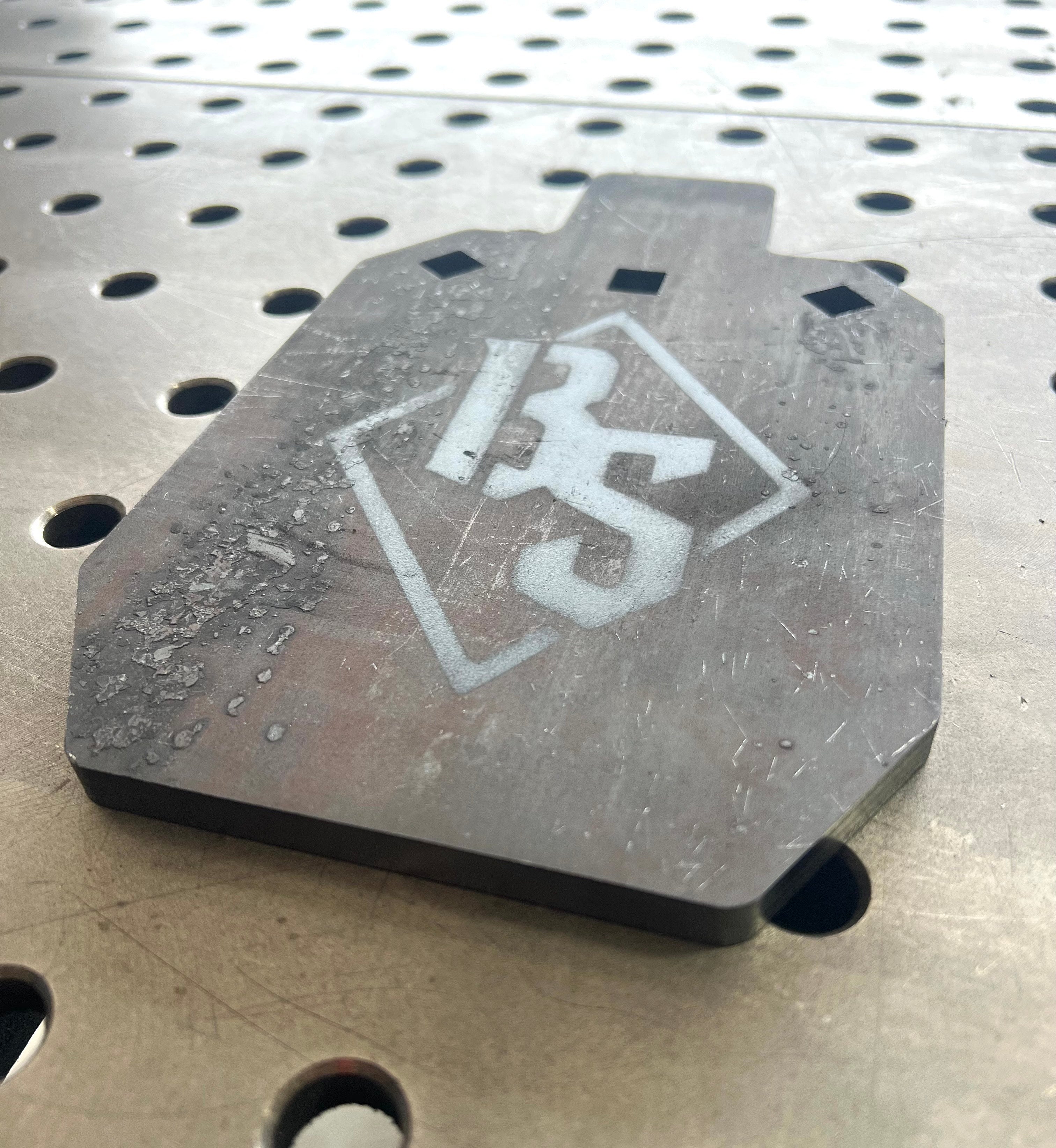6x10 3/8" AR500 Alpha Zone Steel Target