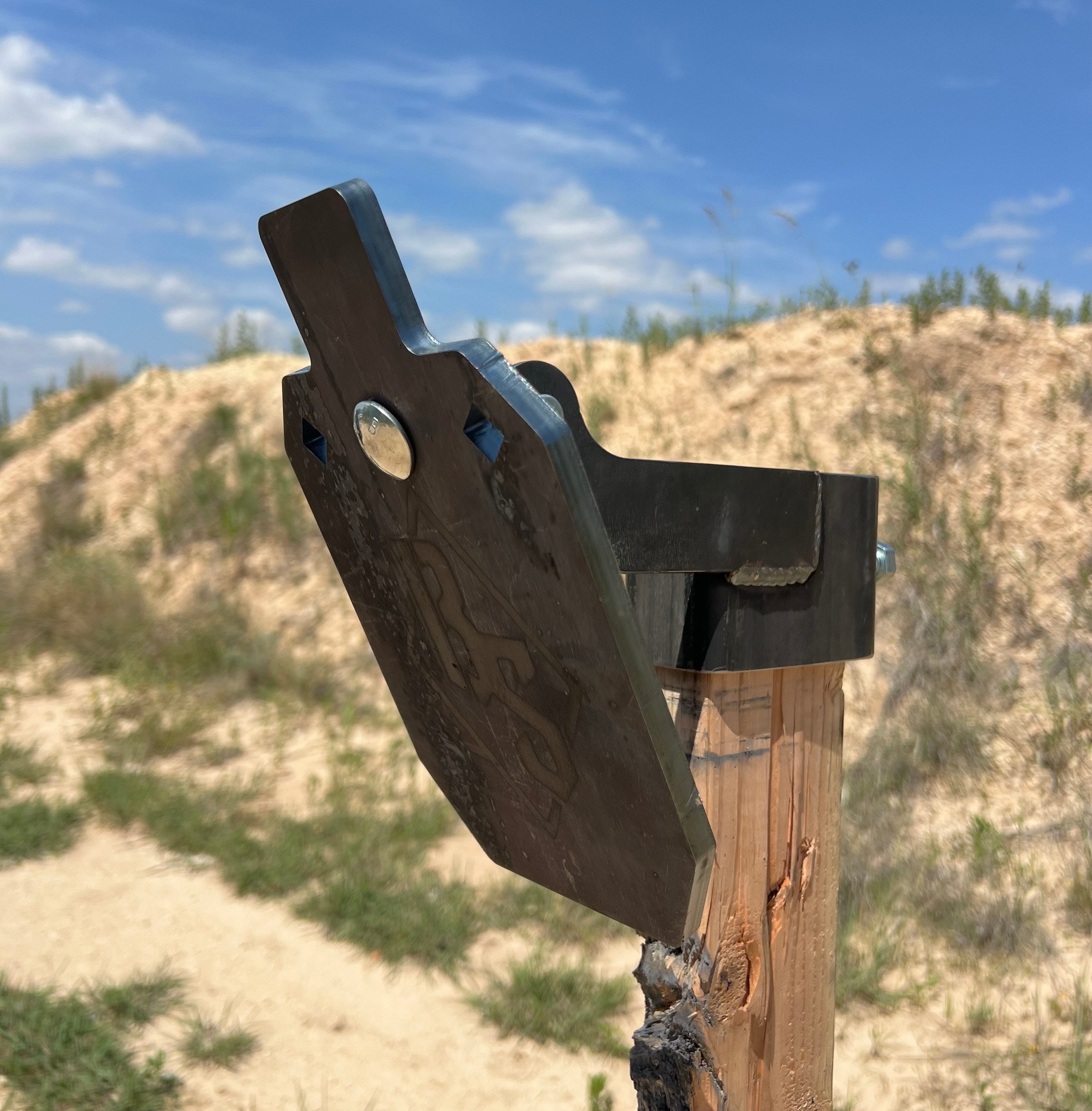 6x10 3/8" AR500 Alpha Zone Steel Target