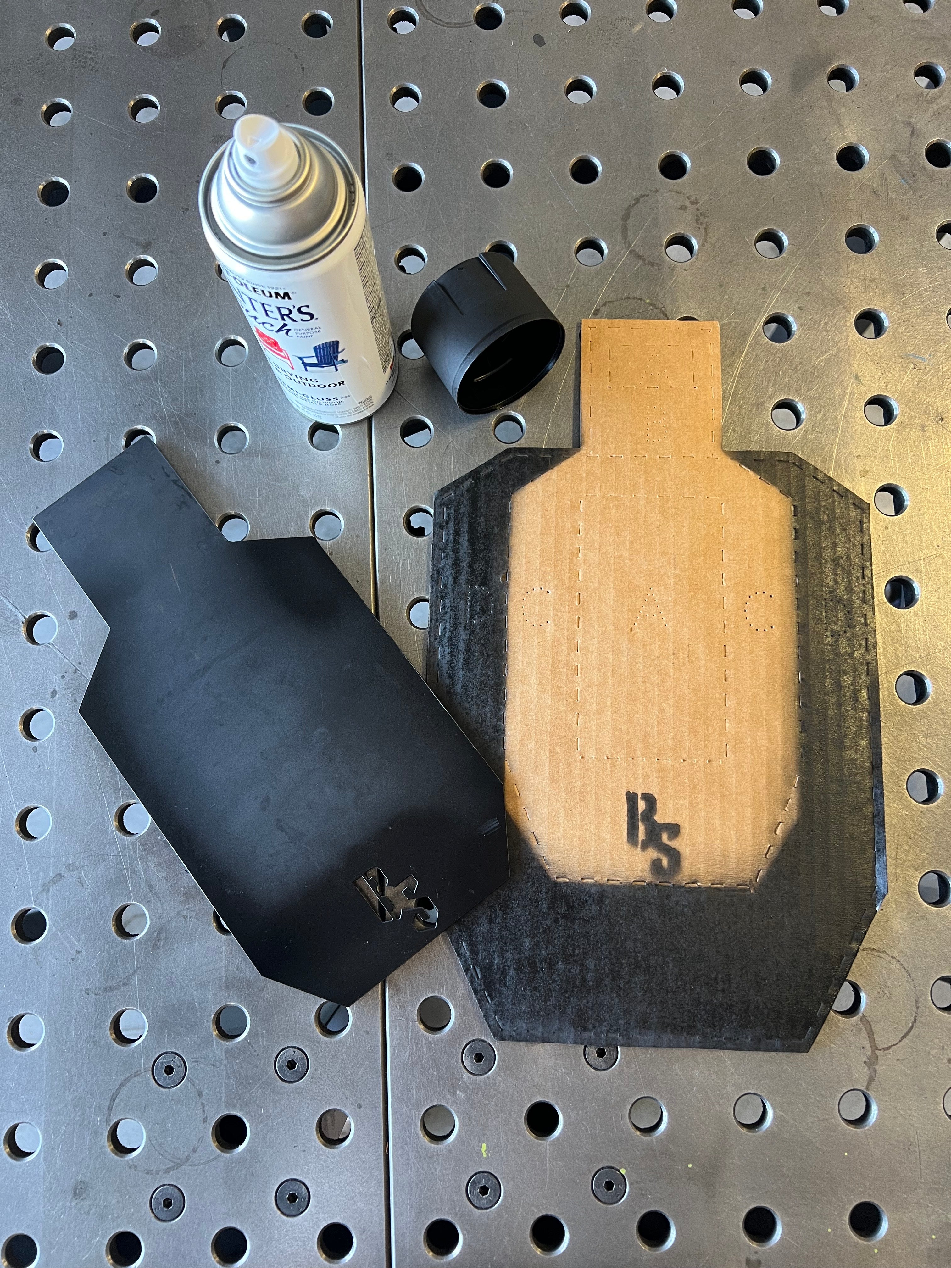 USPSA/IPSC "Mini" D Zone Stencil