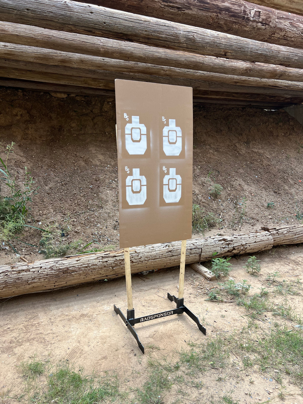 1x2 Pack-Out Paper Target Stand