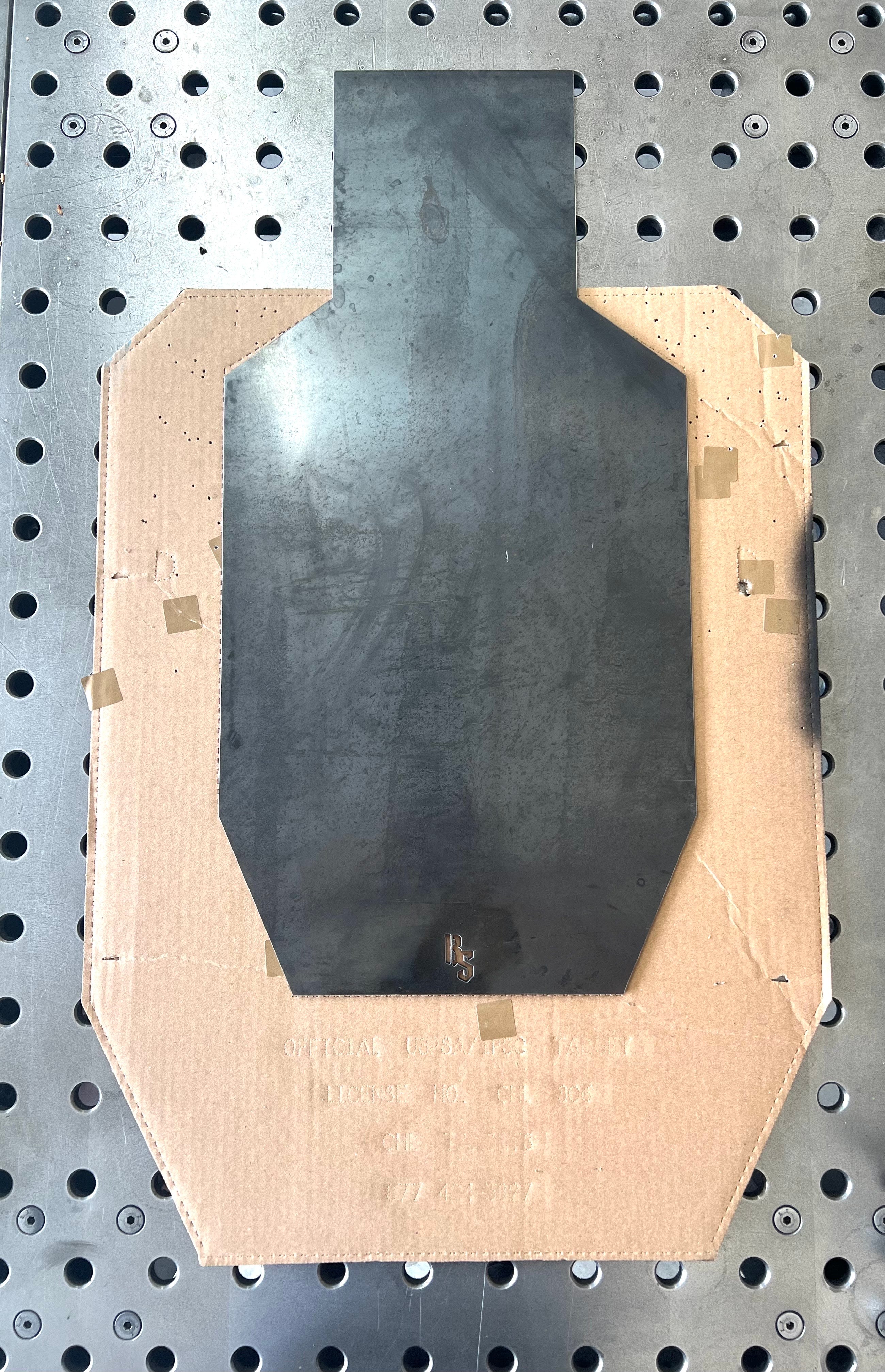 USPSA/IPSC Full Size D Zone Stencil
